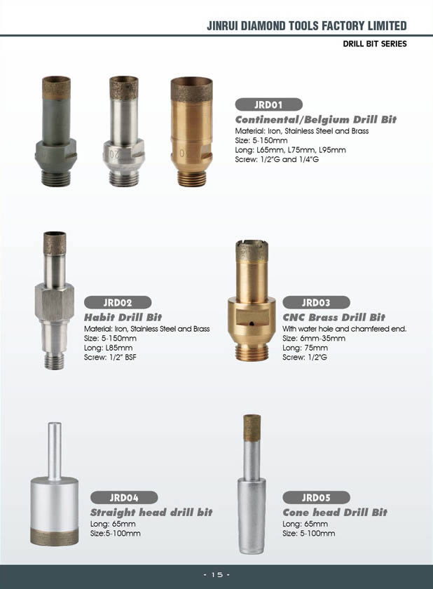 Drill bit series