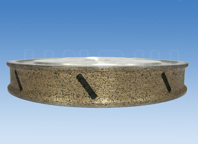 Diamond flat with arrising wheel